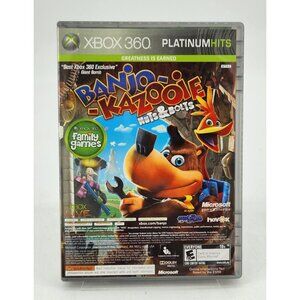 Banjo Kazooie Nuts & Bolts + Viva Pinata Xbox 360 Platinum Hits CIB With Manuals